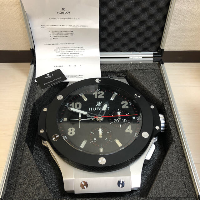 リシャール･ミル偽物品 | HUBLOT - 【HUBLOT】 ビッグバン ウォールクロック【ウブロ】壁掛時計 純正品の通販 by y's shop