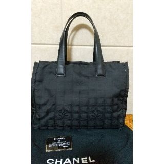 シャネル(CHANEL)のシャネル／トラベルライン／ＭＭ／ブラック(トートバッグ)