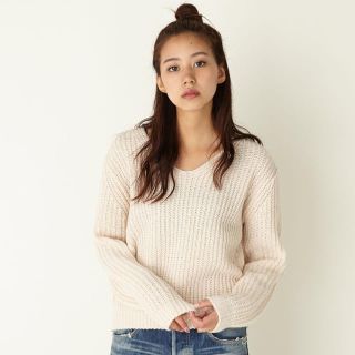 マウジー(moussy)の新作♡ルーズVネックニット定価8532円(ニット/セーター)