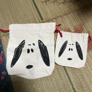 スヌーピー(SNOOPY)のスヌーピー 巾着袋セット(ランチボックス巾着)