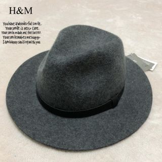 エイチアンドエム(H&M)のH&M 新品　ウールハット　L (ハット)