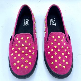 VANS バンズ　スタッズ　スリッポン　スニーカー