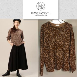 ビューティアンドユースユナイテッドアローズ(BEAUTY&YOUTH UNITED ARROWS)の★beauty & youth united arrowsレオパード ニット★(ニット/セーター)