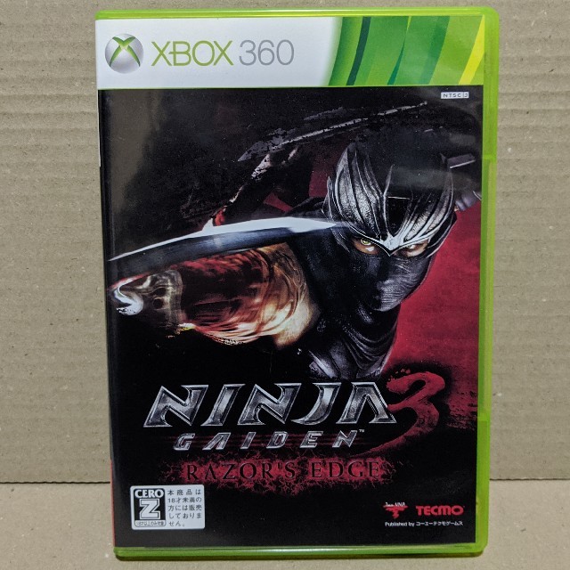 Xbox360(エックスボックス360)のXBOX 360 NINJA GAIDEN 3: Razor's Edge エンタメ/ホビーのゲームソフト/ゲーム機本体(家庭用ゲームソフト)の商品写真