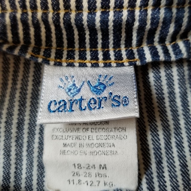 carter's(カーターズ)のcarter's/カーターズ　オーバーオール 18-24M キッズ/ベビー/マタニティのベビー服(~85cm)(ロンパース)の商品写真