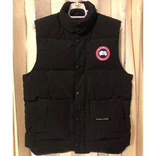 カナダグース(CANADA GOOSE)のカナダグース　ダウンベスト　ブラック　XS(ダウンベスト)