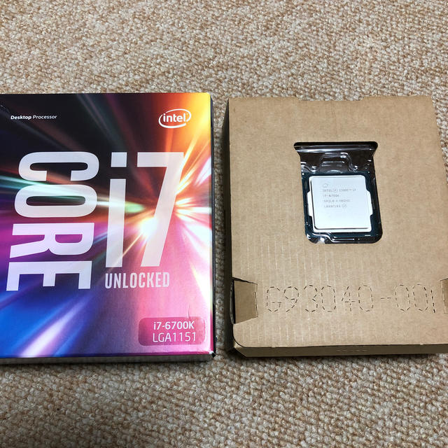 USED Intel CPU Core i7-6700K Box