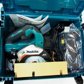 マキタ(Makita)のバッテリー2個仕様 マキタ 丸ノコ HS474DRGX ブルー(その他)