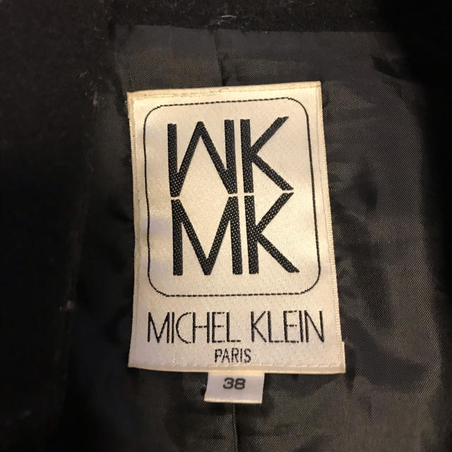 MICHEL KLEIN(ミッシェルクラン)のミッシェルクラン  黒ピーコート レディースのジャケット/アウター(ピーコート)の商品写真