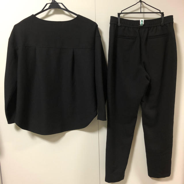 theory luxe STRETCH DOUBLE ブラウス パンツ 18AW