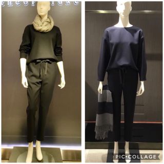 セオリーリュクス(Theory luxe)のtheory luxe STRETCH DOUBLE ブラウス パンツ 18AW(セット/コーデ)