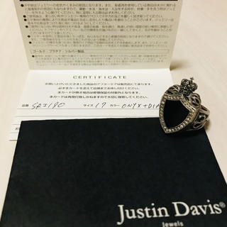 ジャスティンデイビス(Justin Davis)のJustin Davis ヘリテージリング(リング(指輪))