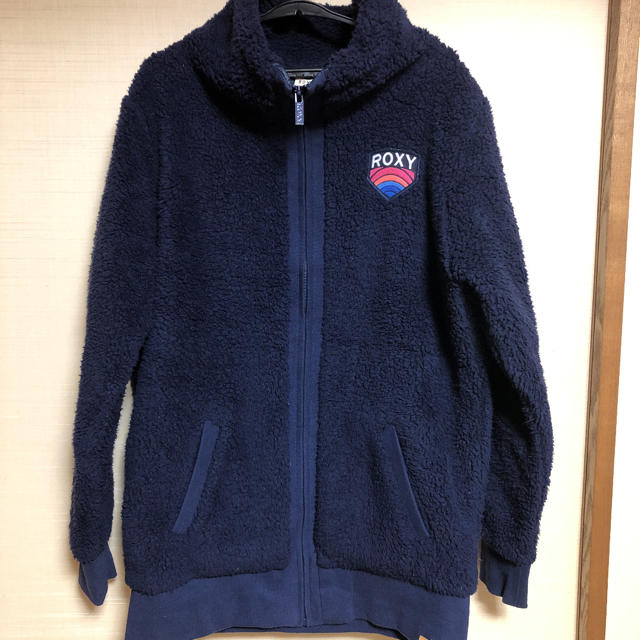 Roxy(ロキシー)の紺のもこもこパーカー☆ROXY レディースのトップス(パーカー)の商品写真