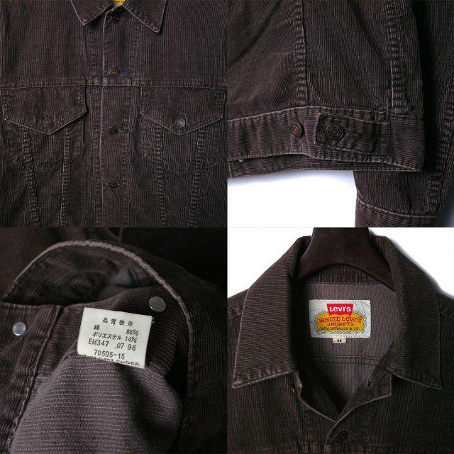 Levi's - 90s ホワイト リーバイス 70505 3rd コーデュロイ Levi's - 90s ホワイト リーバイス 70505 3rd コーデュロイ