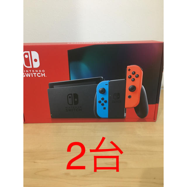 高質 Nintendo Switch ネオンカラー 2台 新型ニンテンドー switch