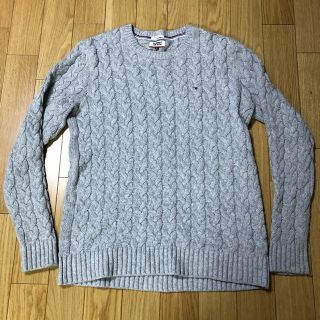 トミーヒルフィガー(TOMMY HILFIGER)のTOMMY JEANS トミージーンズ ケーブルニットL(ニット/セーター)