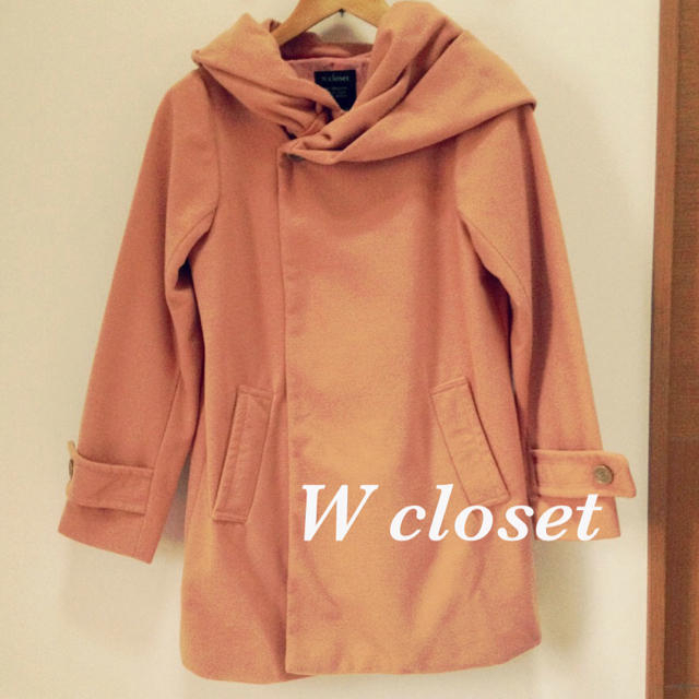 w closet(ダブルクローゼット)のダブクロ＊ビックフードコート レディースのジャケット/アウター(ロングコート)の商品写真