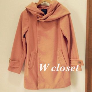 ダブルクローゼット(w closet)のダブクロ＊ビックフードコート(ロングコート)