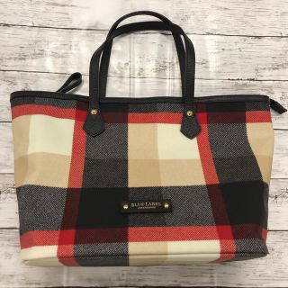 バーバリーブルーレーベル(BURBERRY BLUE LABEL)のブルーレーベル  クレストブリッジ チェック柄 トートバッグ (トートバッグ)