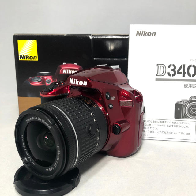 Nikon D3400 AF-P 18-55レンズKIT 174ショット美品 - デジタル一眼