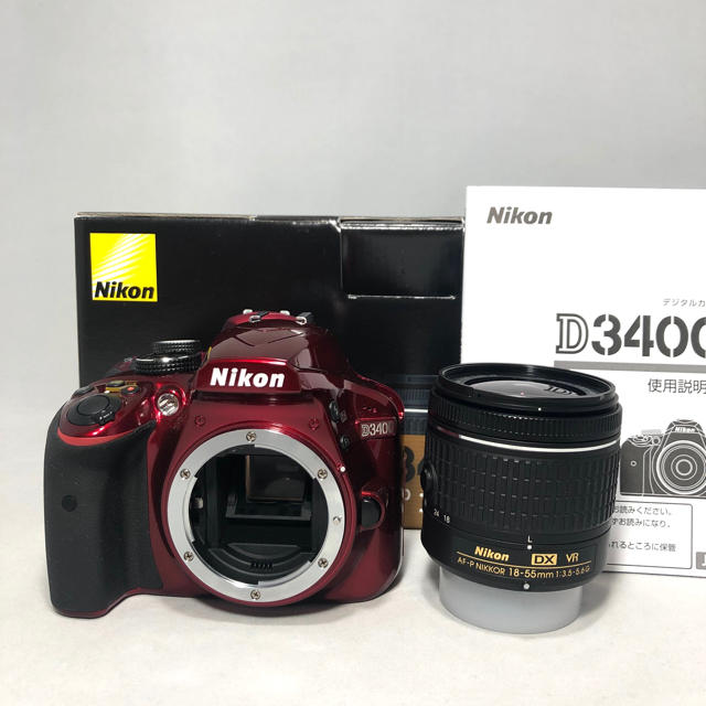 Nikon D3400 AF-P 18-55レンズKIT 174ショット美品