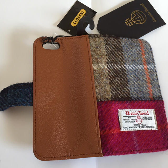 Harris Tweed(ハリスツイード)のハリスツイード 手帳型スマホケース iPhone6 未使用品 スマホ/家電/カメラのスマホアクセサリー(iPhoneケース)の商品写真