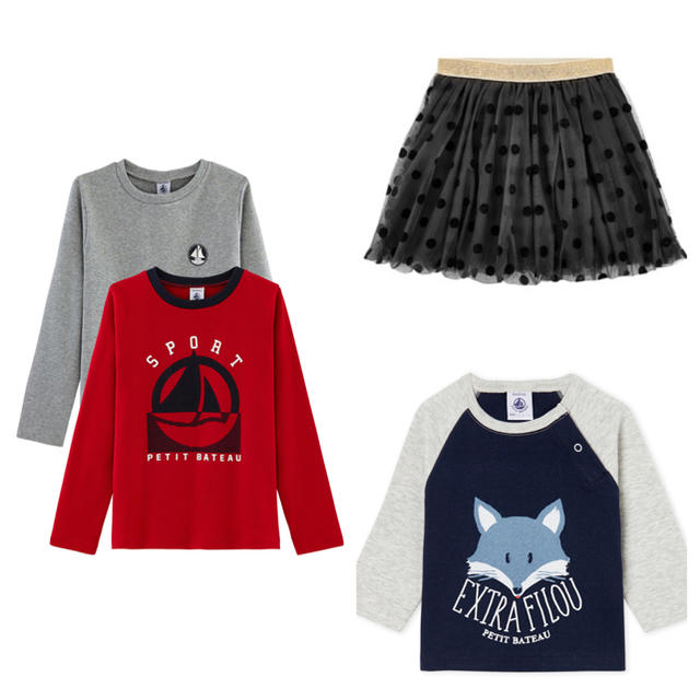 PETIT BATEAU(プチバトー)のiiy様専用 キッズ/ベビー/マタニティのキッズ服女の子用(90cm~)(スカート)の商品写真