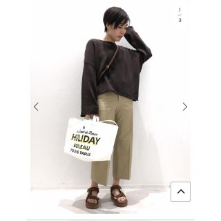 アパルトモンドゥーズィエムクラス(L'Appartement DEUXIEME CLASSE)のL'Appartement      HOLIDAY NEWSPAPER BAG(トートバッグ)