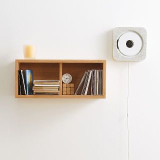 ムジルシリョウヒン(MUJI (無印良品))の■新品■無印良品 壁掛式ＣＤプレーヤー／ＣＰＤ‐４／【送料込み】(ポータブルプレーヤー)