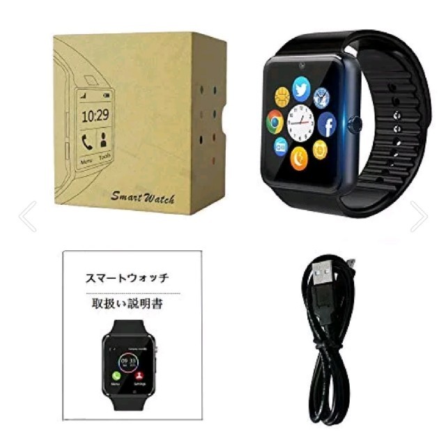 Iphone Android スマートウォッチ Smart Watch 通話可能の通販 By ラクマ