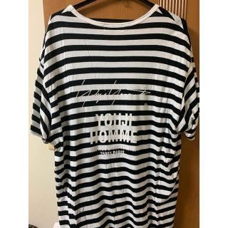 ヨウジヤマモト(Yohji Yamamoto)のyohjiyamamoto ボーダーtシャツ ヨウジヤマモト(Tシャツ/カットソー(半袖/袖なし))