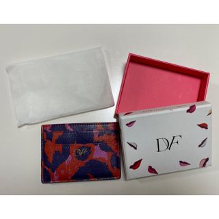 ダイアンフォンファステンバーグ(DIANE von FURSTENBERG)のめりーめい様専用　蓋と袋と本体【ダイアンフォンファステンバーグ】カードケース　(名刺入れ/定期入れ)