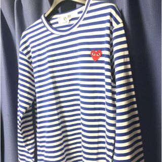 コムデギャルソン(COMME des GARCONS)の未使用　コムデギャルソン　ボーダーロンT(Tシャツ/カットソー(七分/長袖))