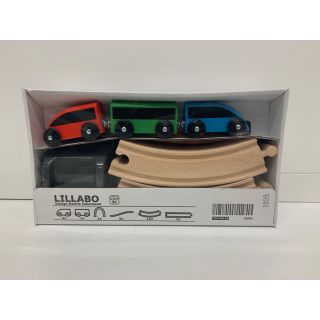 イケア(IKEA)のLILLABO リラブー 列車基本セット 20ピース, マルチカラー(知育玩具)