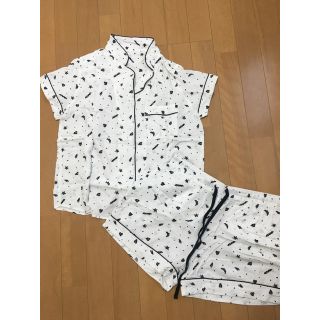 ジーユー(GU)のKAHO様専用！GU パジャマ白紺セット(パジャマ)