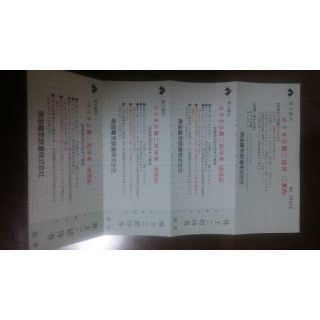 (再値下げ)南海電鉄株主優待の みさき公園ご招待券３枚綴り(その他)