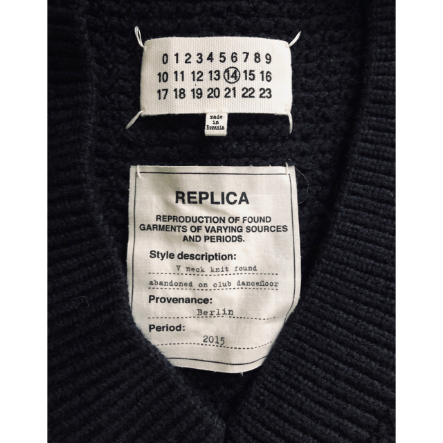 Maison Martin Margiela(マルタンマルジェラ)のMaison Margiela V neck knit メンズのトップス(ニット/セーター)の商品写真