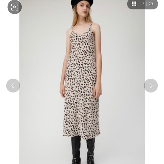 moussy(マウジー)のマウジー LEO PRINTED CAMI DRESS レディースのワンピース(ロングワンピース/マキシワンピース)の商品写真