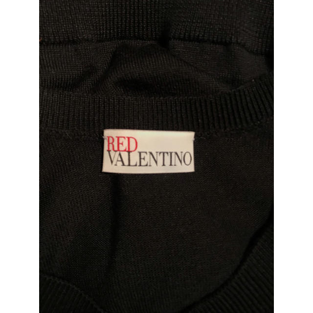 RED VALENTINO(レッドヴァレンティノ)のレッド ヴァレンティノ RED VALENTINO ウール ニット ワンピース レディースのトップス(ニット/セーター)の商品写真