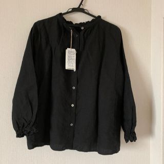 ネストローブ(nest Robe)のリネンスタンドフリルブラウス(シャツ/ブラウス(長袖/七分))