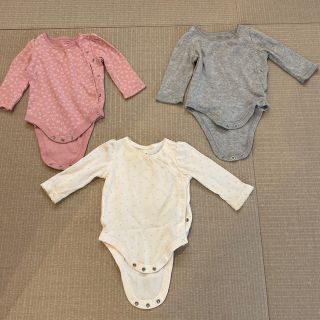 ベビーギャップ(babyGAP)のベビー服　女の子　gap baby 60サイズ　3着(肌着/下着)