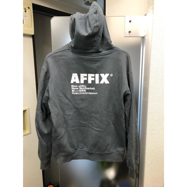 Affix works standardise hoodie grey パーカー メンズのトップス(パーカー)の商品写真