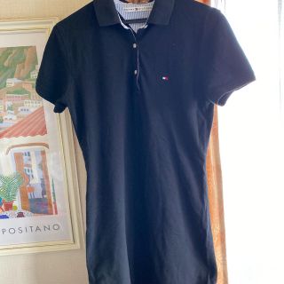 トミーヒルフィガー(TOMMY HILFIGER)のTOMMY トミーワンピース(半袖）(ひざ丈ワンピース)