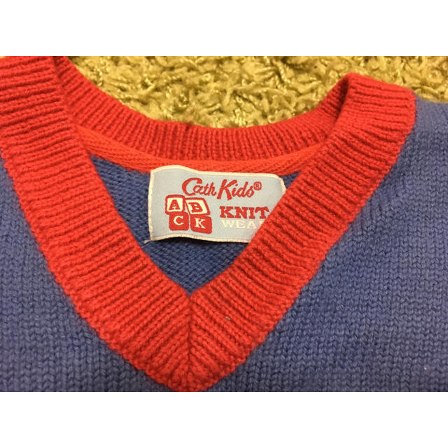 Cath Kidston(キャスキッドソン)のキャスキッドソン ベビーウールニット セーター1-2years キッズ/ベビー/マタニティのベビー服(~85cm)(ニット/セーター)の商品写真