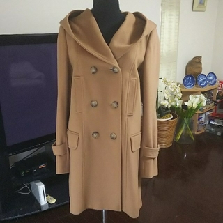 マックスマーラ(Max Mara)の美品★サイズ42マックス&コー MAX&CO. 

キャメルフード付きコート(その他)