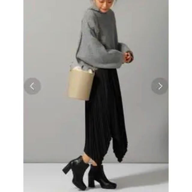 JEANASIS(ジーナシス)のジーナシス ニット&プリーツスカート  セットアップ レディースのトップス(ニット/セーター)の商品写真