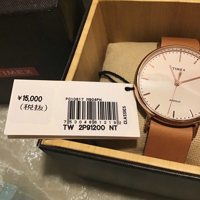 TIMEX(タイメックス)の　timex フェアフィールド ピンクゴールド × クリーム レディースのファッション小物(腕時計)の商品写真