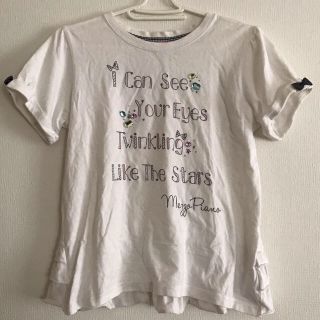 メゾピアノジュニア(mezzo piano junior)のメゾピアノ　半袖Tシャツ　白　160cm(Tシャツ/カットソー)