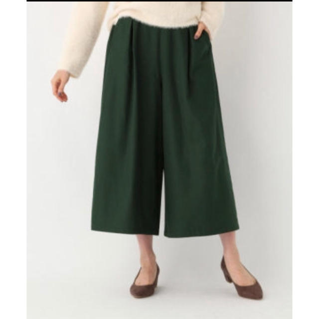 GLOBAL WORK(グローバルワーク)のグローバルワーク新品スカーチョ緑ワイドパンツマキシ レディースのスカート(ロングスカート)の商品写真