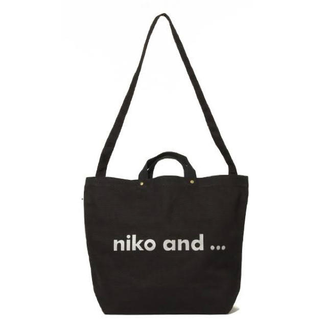 niko and...(ニコアンド)のniko and... トートバッグ2way ブラック レディースのバッグ(トートバッグ)の商品写真